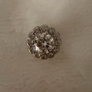 Moissanite Diamond Stud Earrings NWT